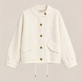 Gold Button Boxy Jacket