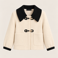 Contrast Collar Toggle Jacket