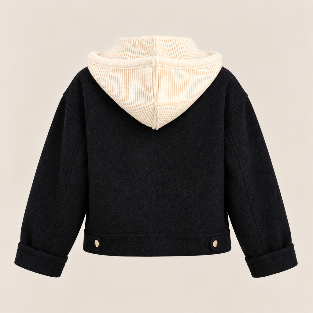 Hooded Zip-Up Utility Jacket