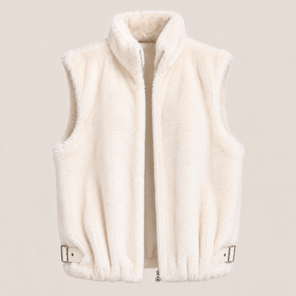Faux Fur Zip Vest