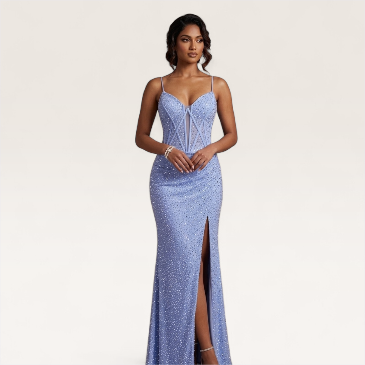Sparkle Corset Gown