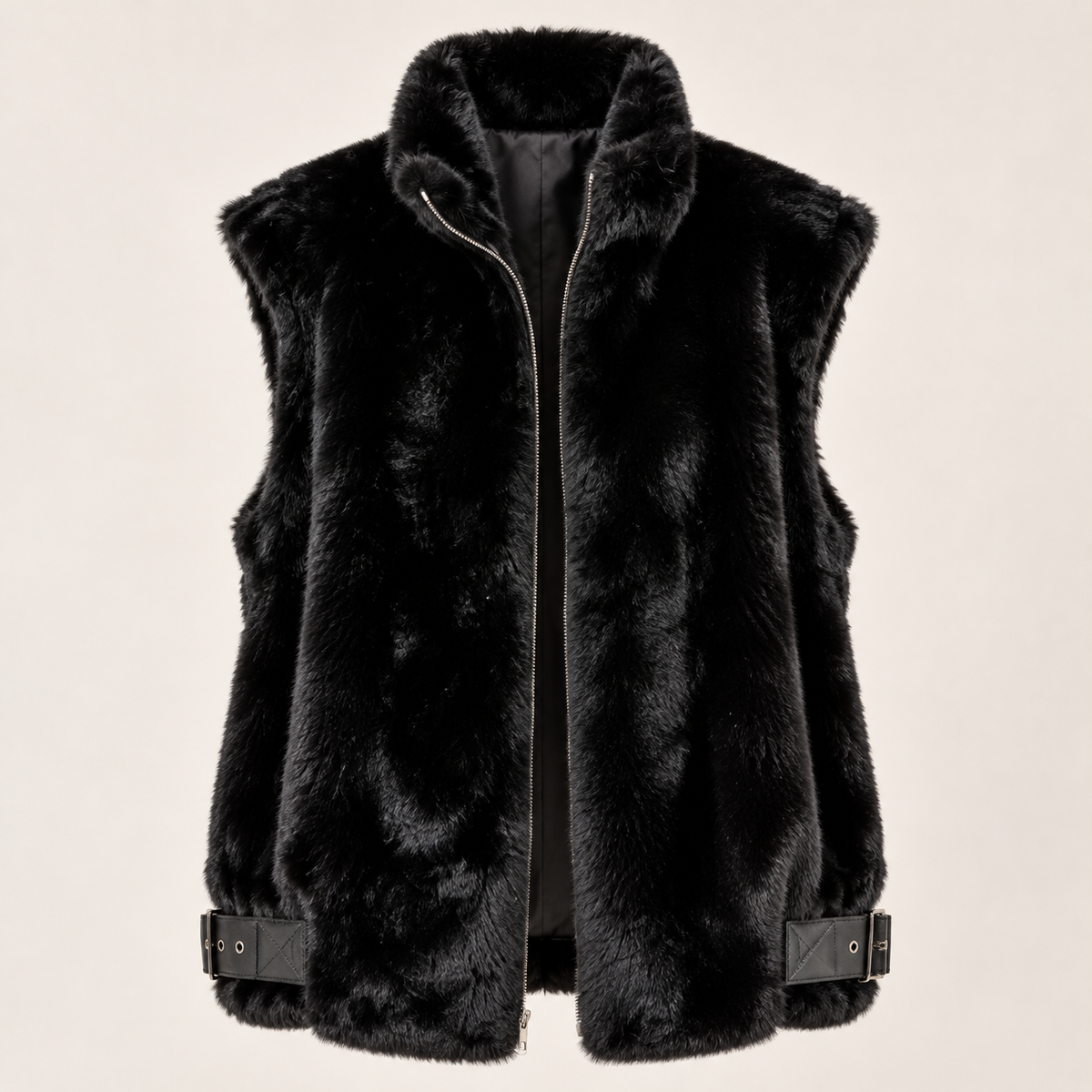 Faux Fur Zip Vest