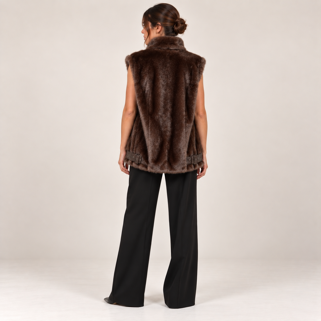 Faux Fur Zip Vest