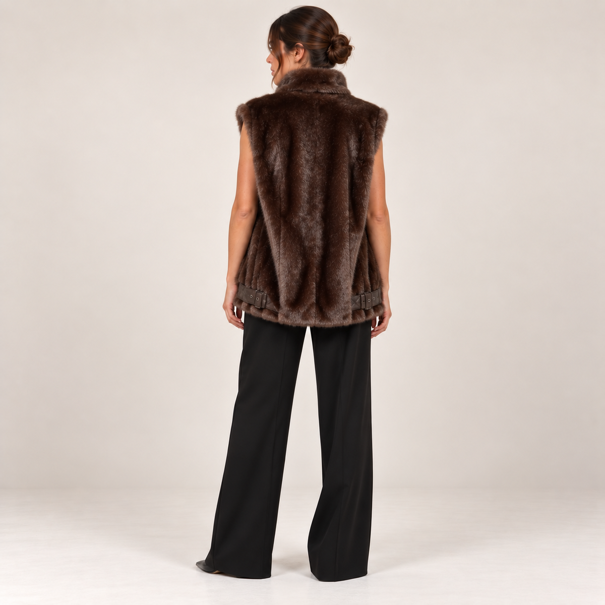 Faux Fur Zip Vest