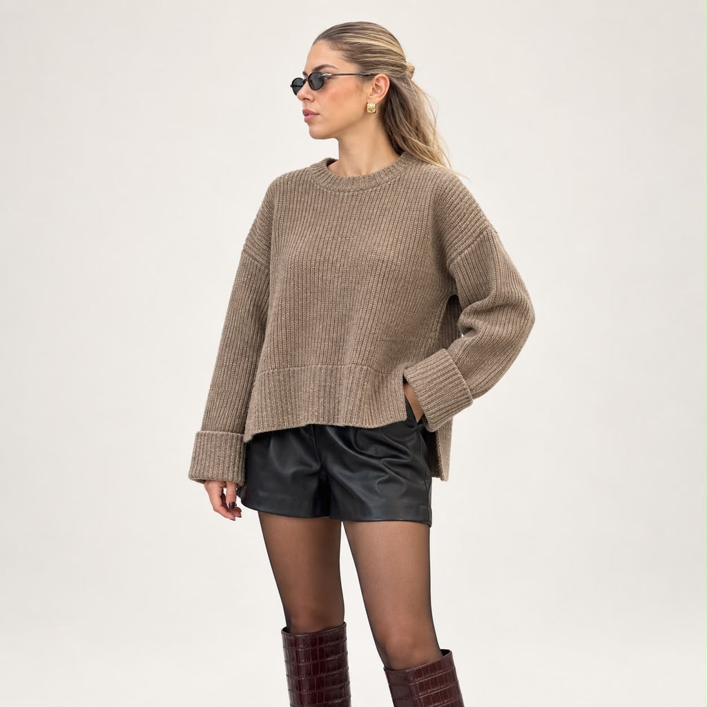 Ribbed Knit Sweater