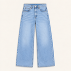 Light Wash High-Waist Jeans