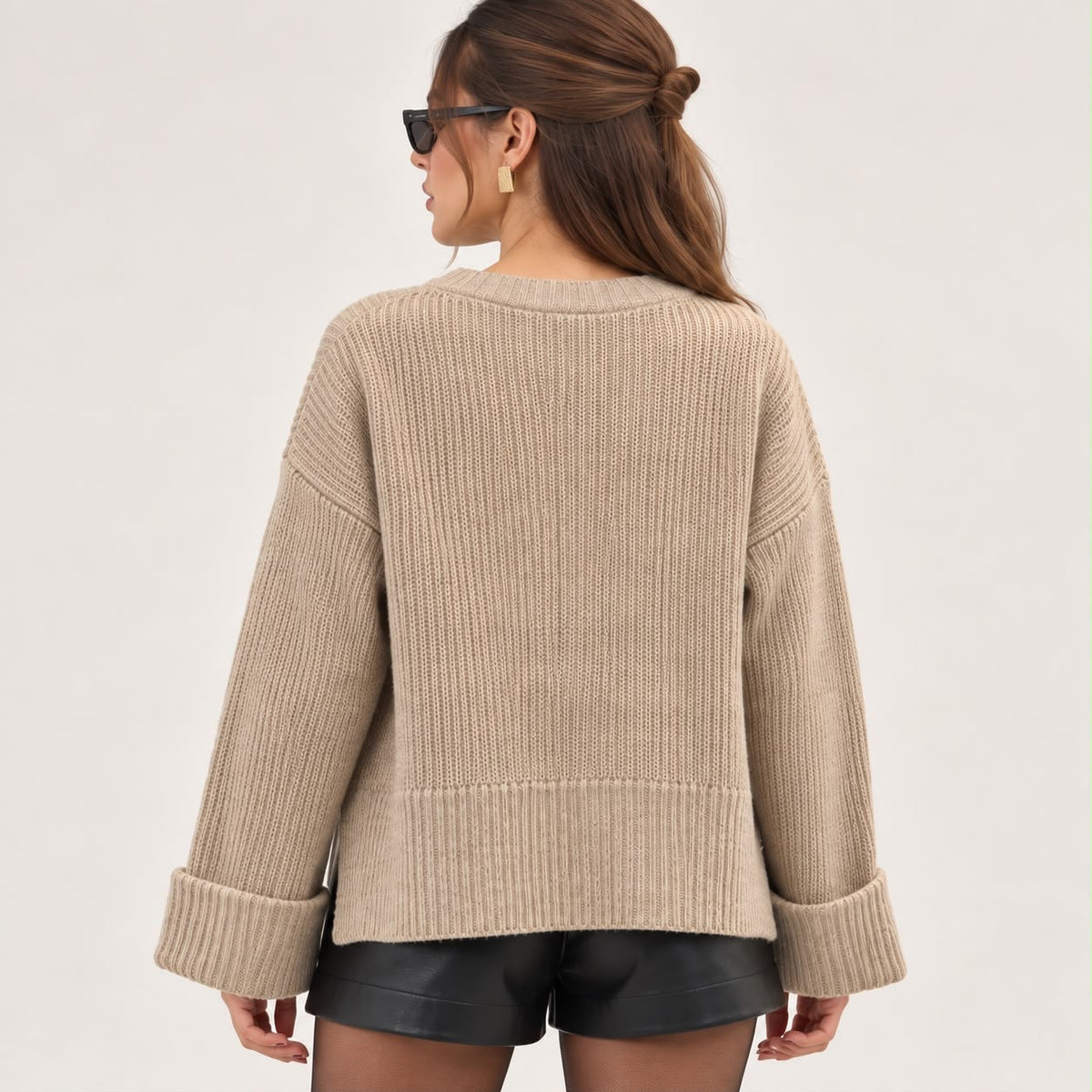 Ribbed Knit Sweater