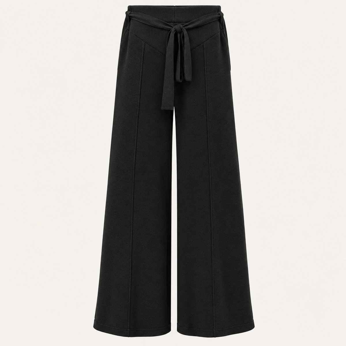 Wide-Leg Tie-Waist Pants
