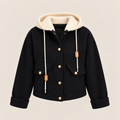 Hooded Zip-Up Utility Jacket