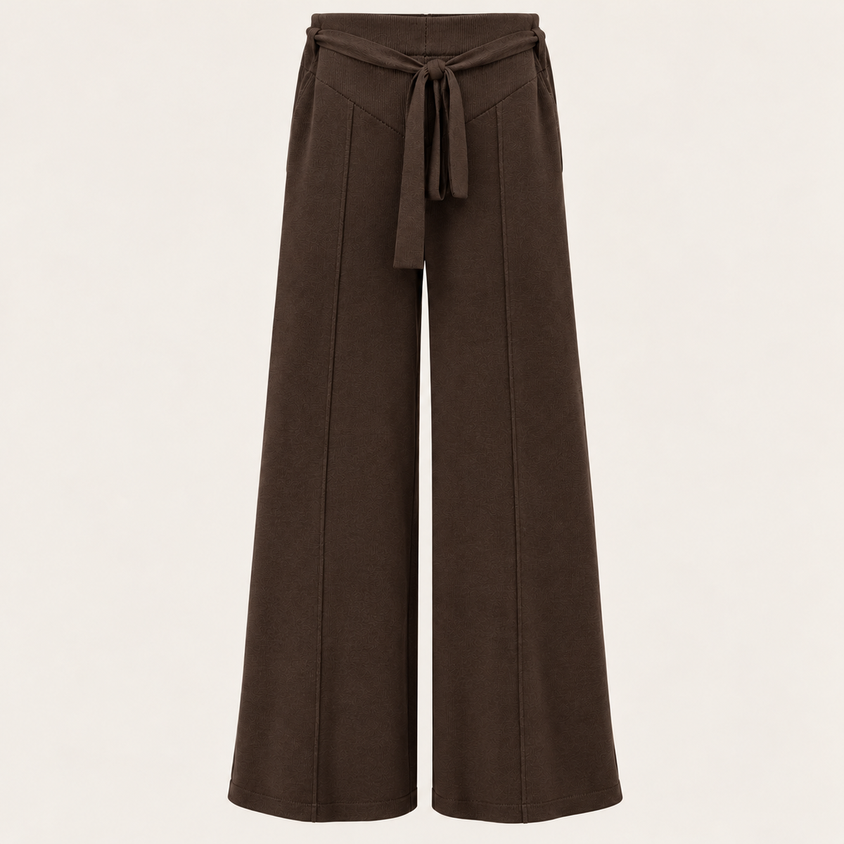 Wide-Leg Tie-Waist Pants