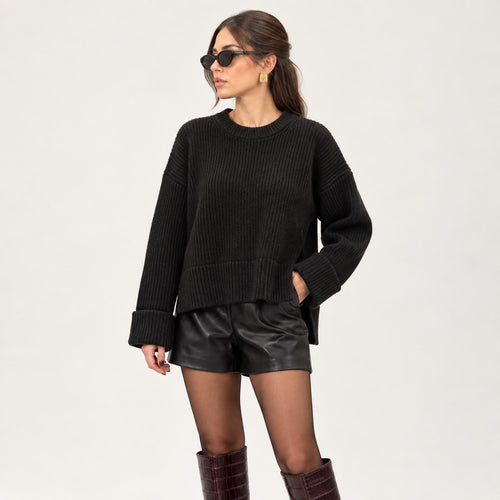 Ribbed Knit Sweater