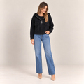 Hooded Jacket With Flap Pockets