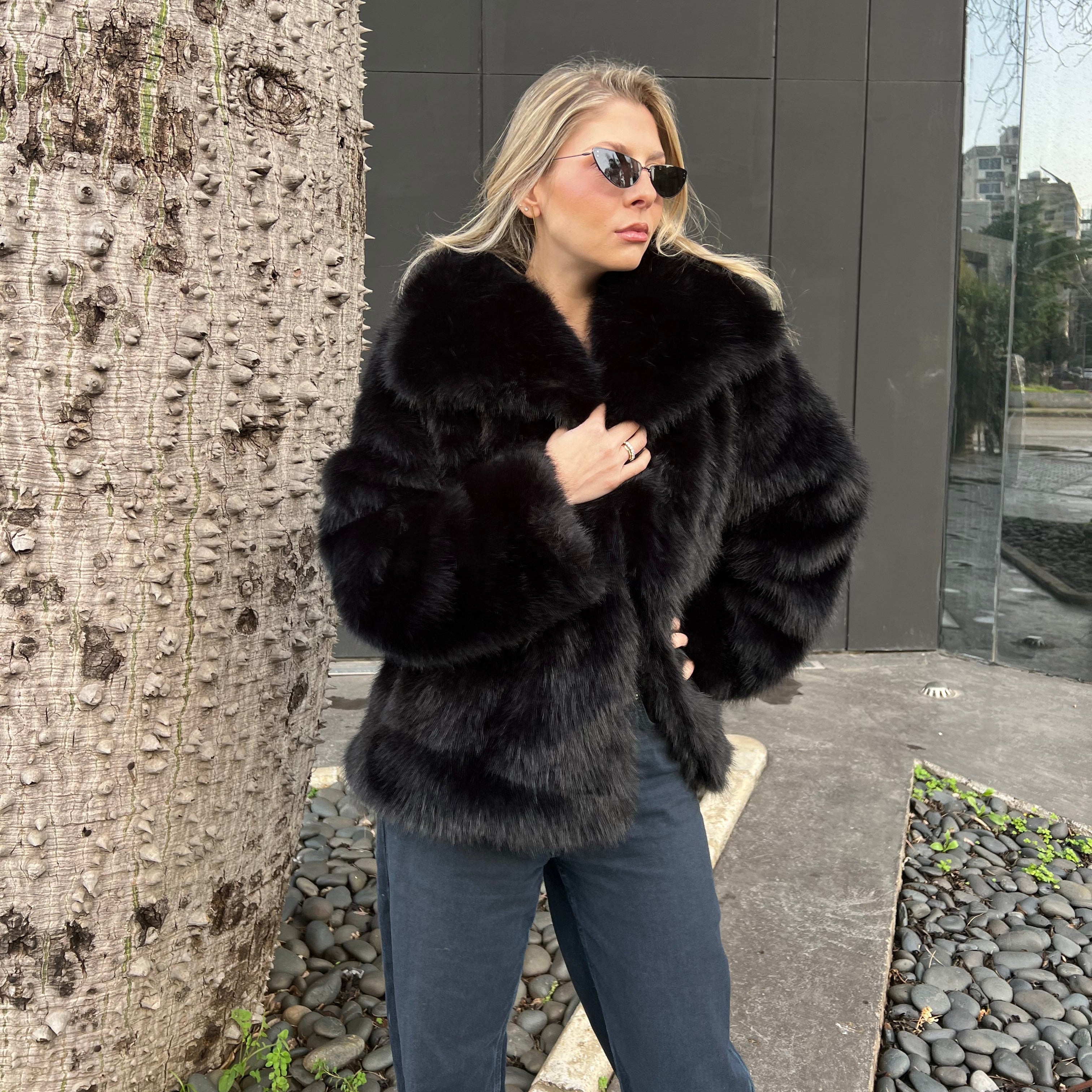Faux fur Basic jacket