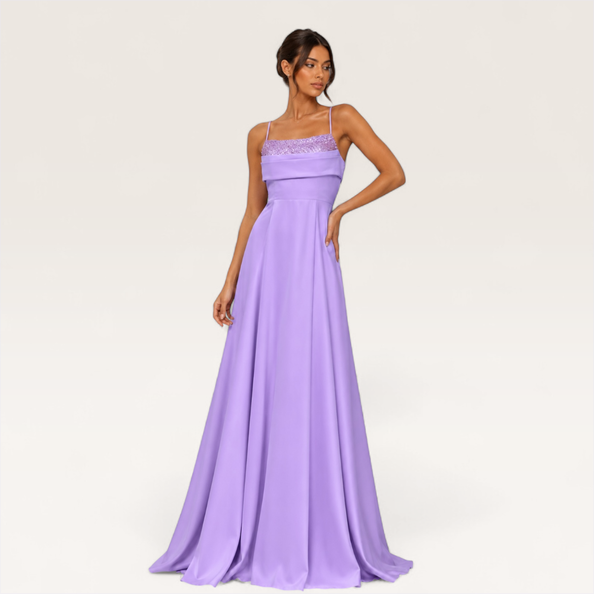 Elegant Strap Detail Maxi Dress