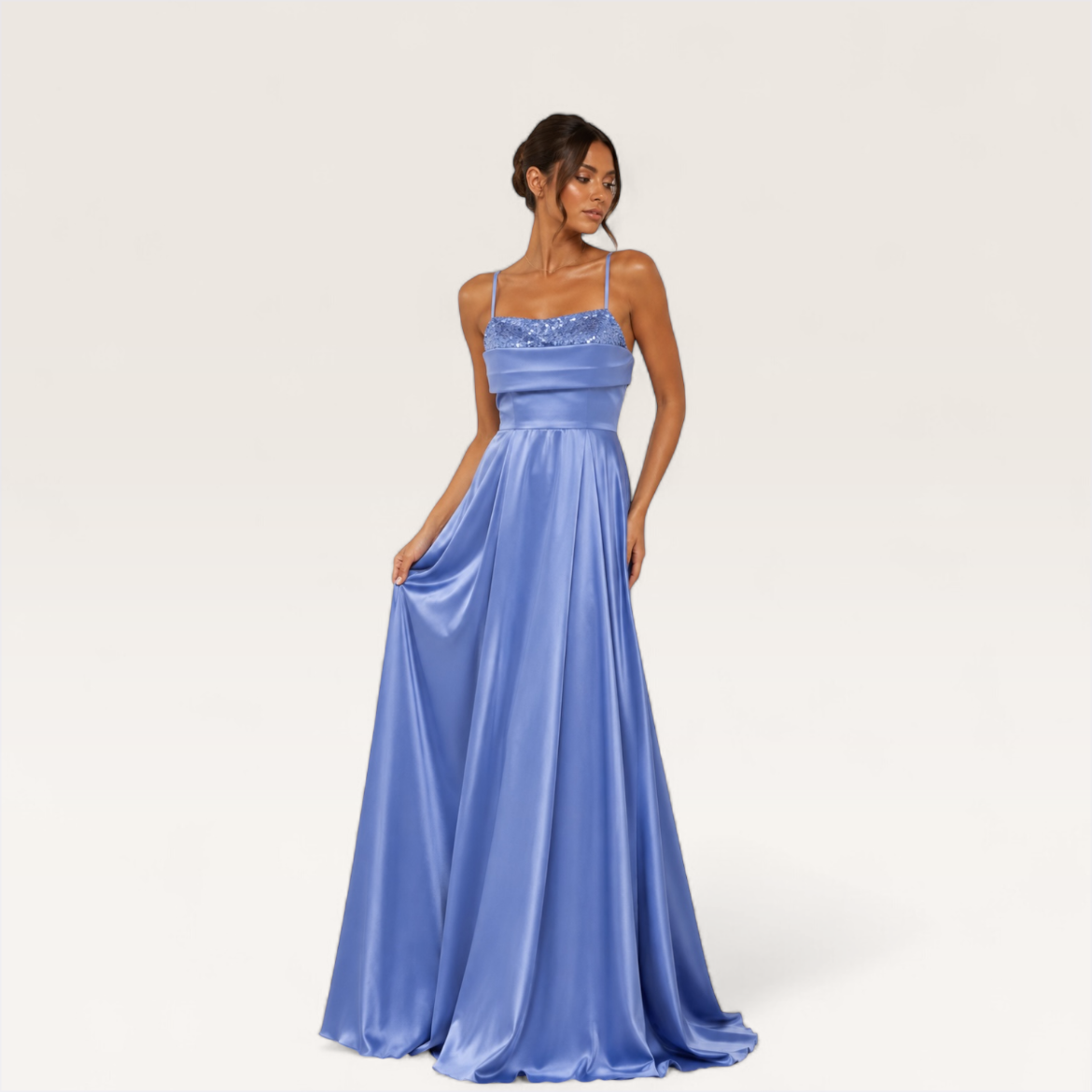 Elegant Strap Detail Maxi Dress