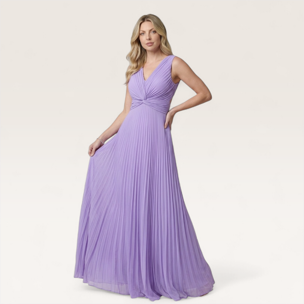 Gown With twisted front Knot