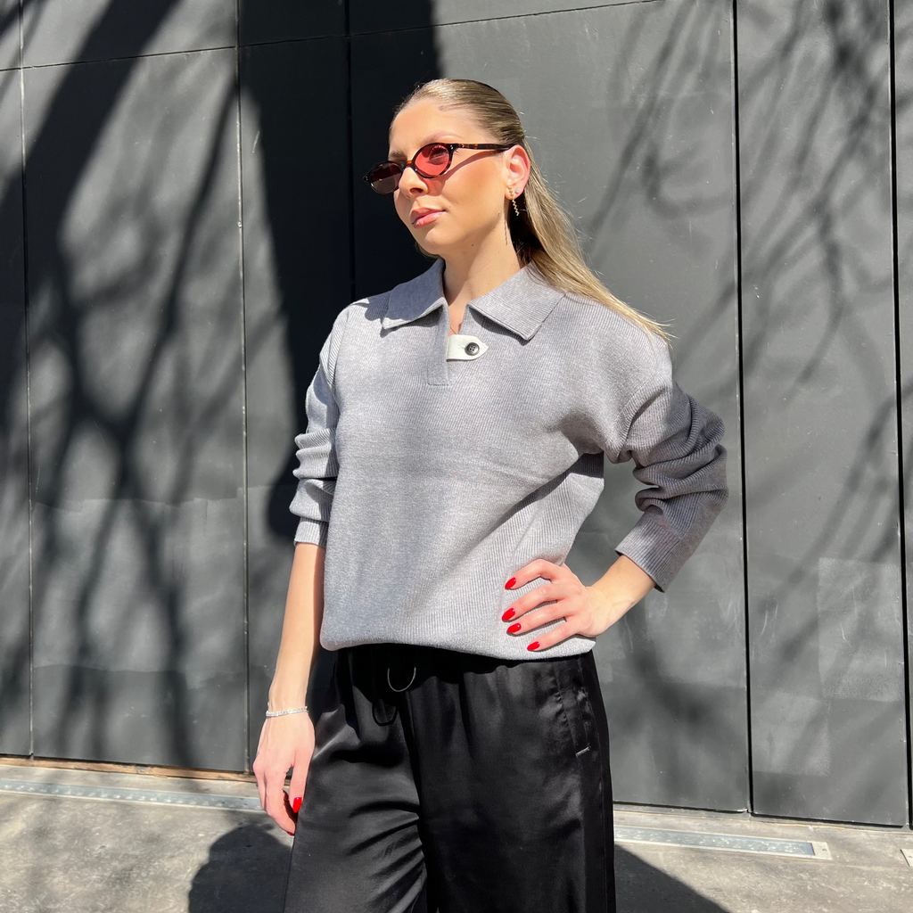 Polo wool sweater