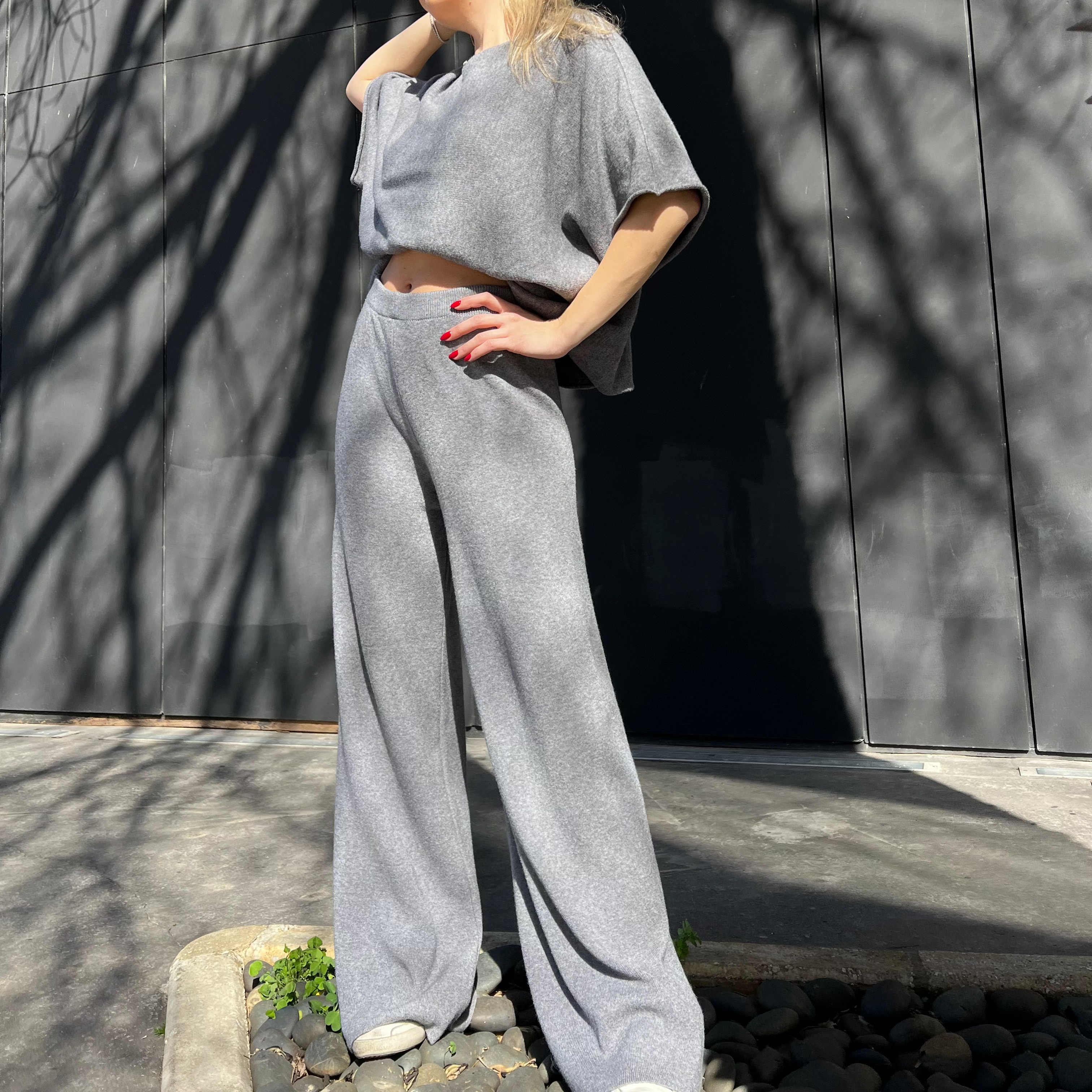 Knit matching set