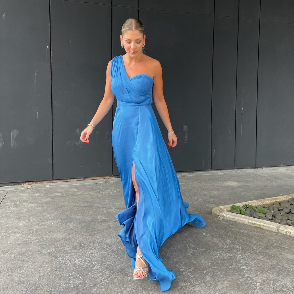 Asymetric one-shoulder dress