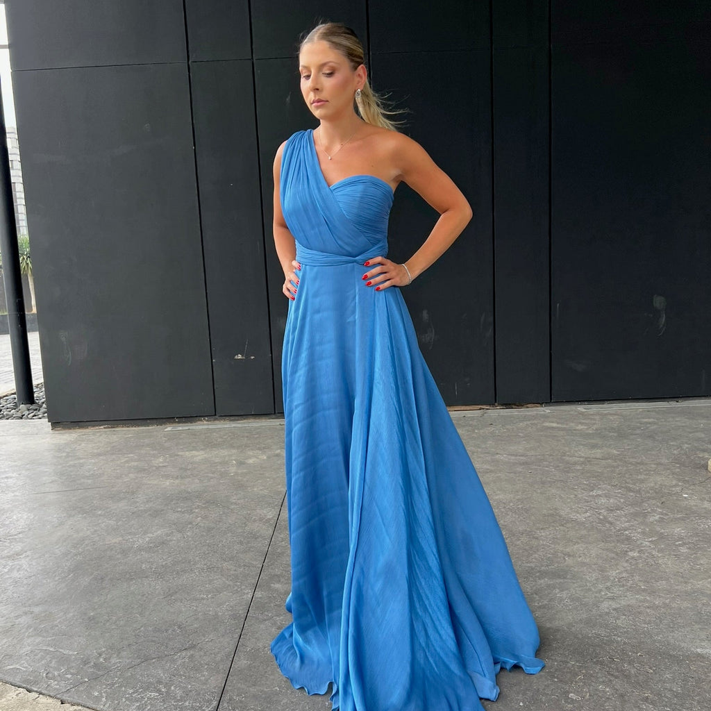 Asymetric one-shoulder dress