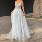 Shiny Princess Cut Dress