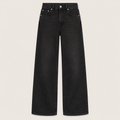 Washed Black Straight-Leg Jeans, product view