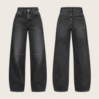 Washed Black Balloon Jeans, product view