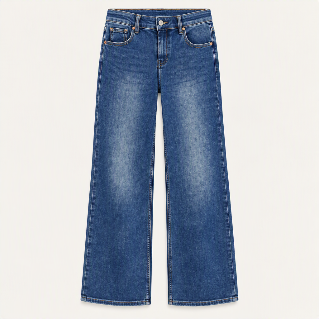Low-Rise Wide-Leg Jeans, product view