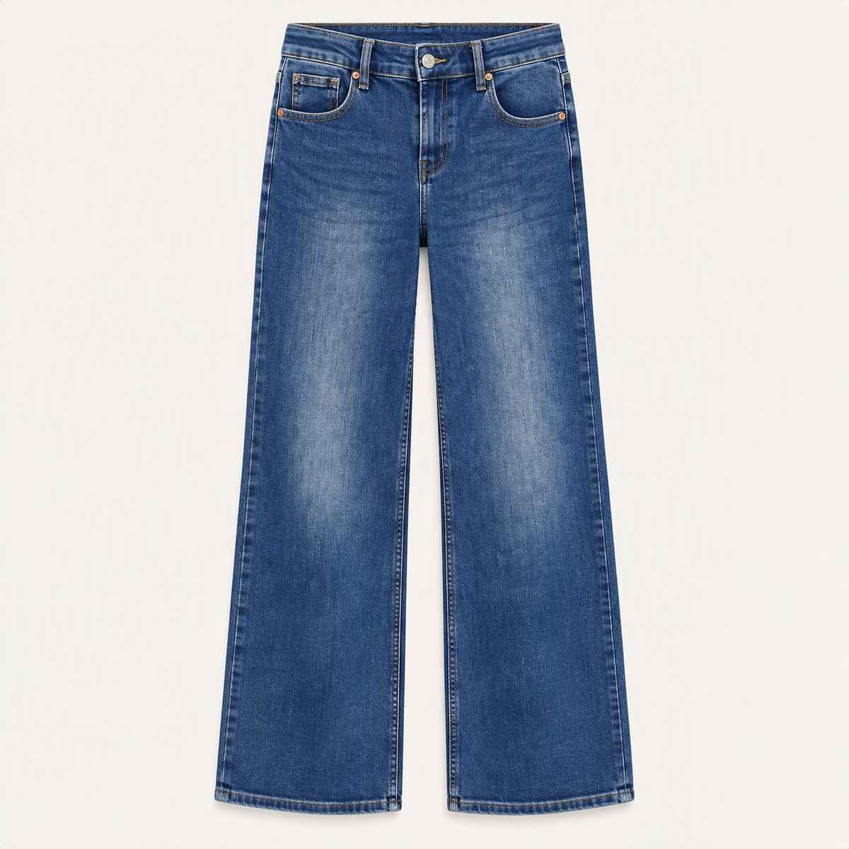 Low-Rise Wide-Leg Jeans, product view